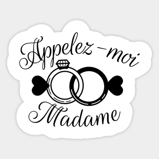 Appelez-moi madame Sticker